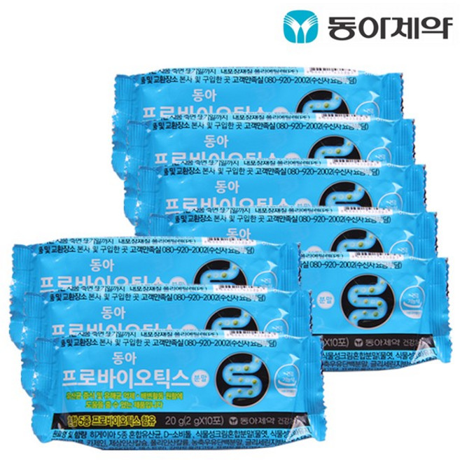 동아) 프로바이오틱스 분말 2g x 10포 8팩 (80포), 80개