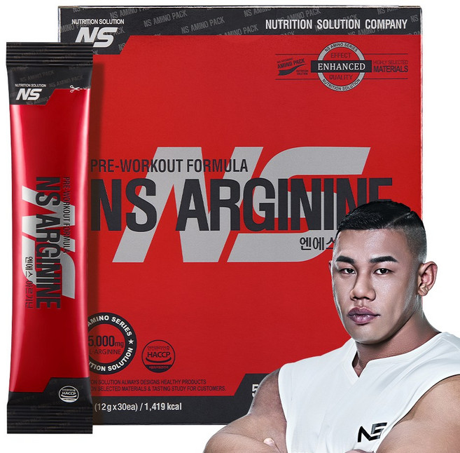 NS 아르기닌 5000mg 아미노산 헬스보충제, 1개, 30회분