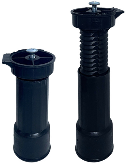 가구가구또가구 씽크조절발 4개 1세트 가구다리 조절발 싱크대다리, 블랙