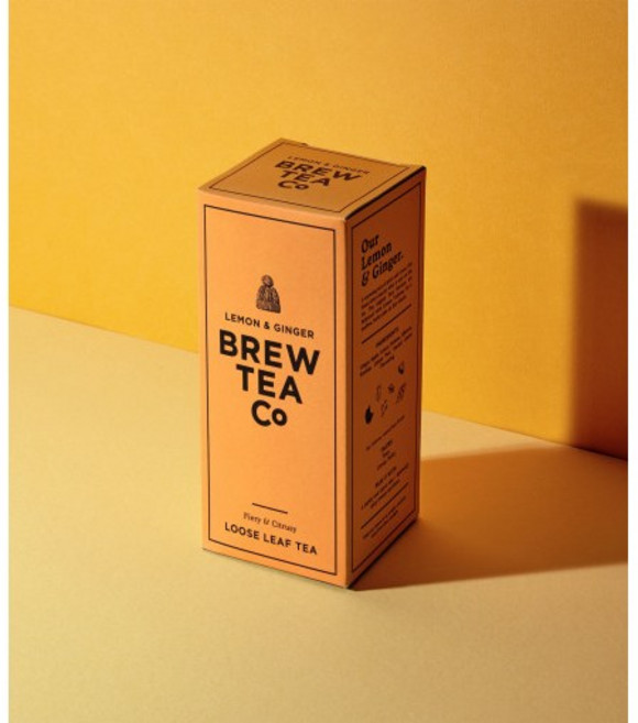 브루티코 프리미엄 티 레몬 앤 진저 잎차, 1박스, 1개입, 113g