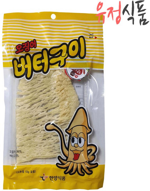 한양식품 버터구이오징어 30g, 5개