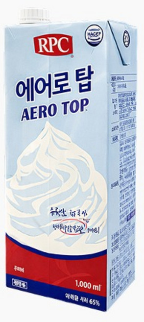에어로탑 휘핑크림 냉장 (소비기한: 2026.4.27) 아이스박스포함, 1개, 1L