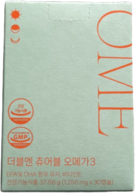 DUBLE 더블N 더블엔 츄어블 오메가3, NONE, 1개