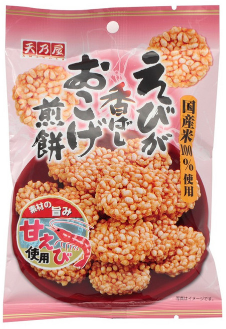 아마노야 새우가 고소한 누룽지 전병, 1개, 38g