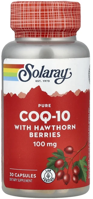 새해 첫좋은선물 Solaray 순수 CoQ-10 산사나무 베리 함유 캡슐 30정 제대로 할인합니다, Solaray순수CoQ10산사나무베리함유캡슐30정, 1개 - 쿠팡