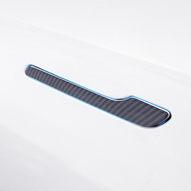 YZ 테슬라 도어 차문 손잡이 핸들 스티커 필름 테이프 보호 스크래치 방지 모델Y 모델3 모델YL 2026, 1세트, 카본