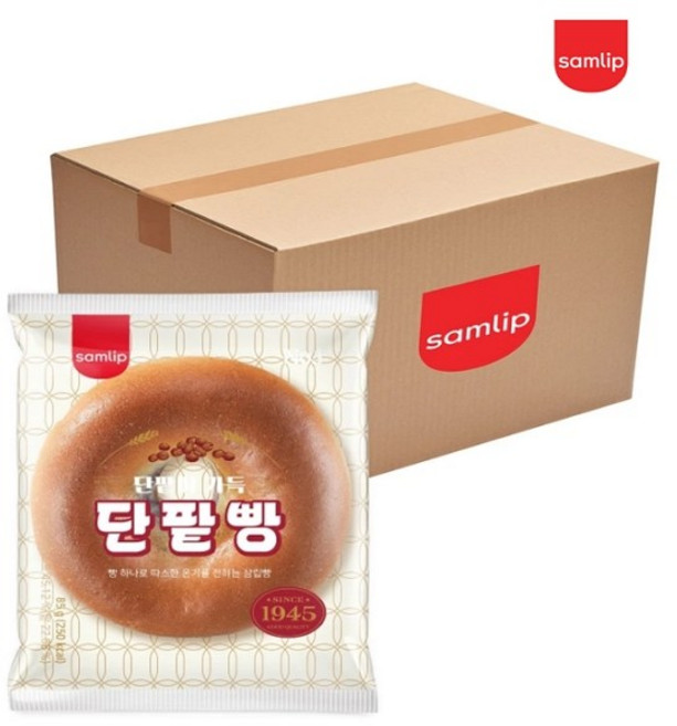 삼립 정통 단팥빵 85g, 20개