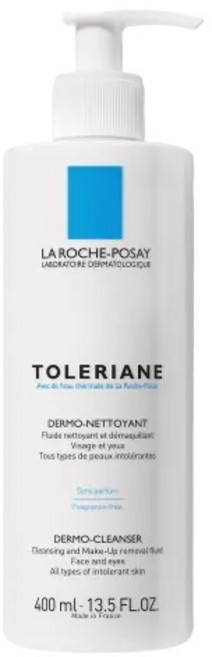 La Roche Posay 프랑스 정품 라로슈포제 똘러리앙 더모클렌징 플루이드 400ml, 1개