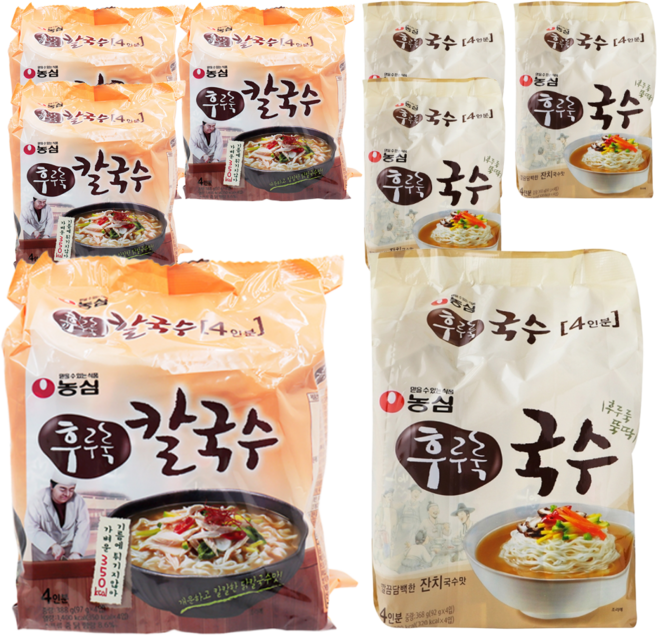 농심 후루룩 세트 (후루룩칼국수16 + 후루룩국수16)