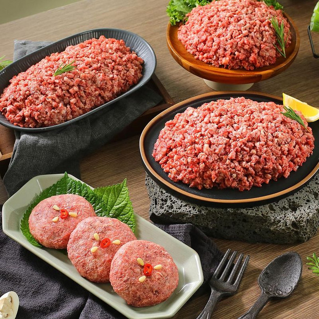 올타 한우 다짐육, 200g, 3개