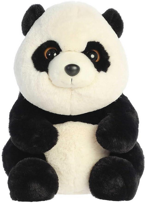 Aurora Adorable Lin 판다 봉제 동물 - 거부할 수 없는 매력 끝없는 포옹 블랙 35.6cm, Aurora Adorable Lin Lin 판다 봉제