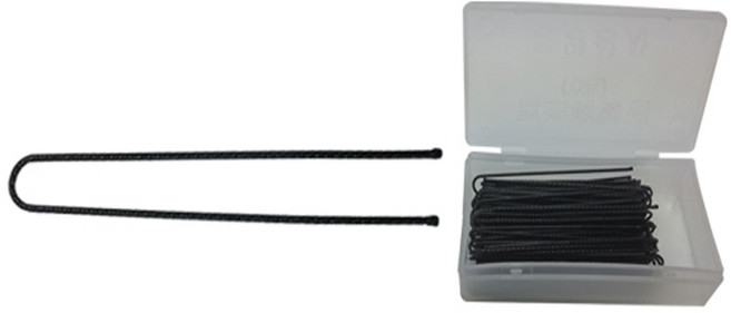 동양 유핀 U핀 전문가용 헤어핀 업스타일 올림머리 고정 미용실 헤어핀