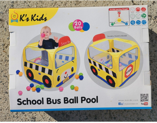아기볼풀장 스쿨버스 아기볼풀 볼텐트 아기볼풀텐트 1개