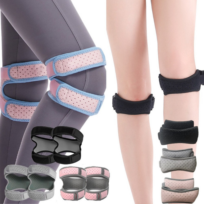 퍼플릭 슬개골 아대 무릎 관절보호대 러닝 무릎보호대 2pcs 세트, 1세트