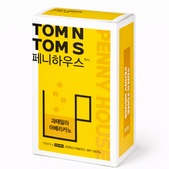 탐앤탐스 페니하우스 미니 커피 0.9g x 150 개입, 900mg, 150개입, 1박스