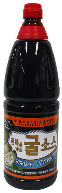 미담채 전복굴소스, 1개, 2.2kg