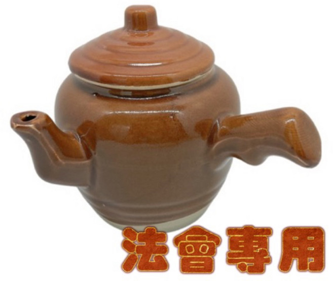 藥壺 獨立紙箱包裝 傳統陶瓷熬藥 藥懺法會專用, 1個, 平安壺(超過2個不出貨)