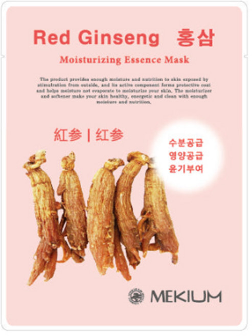 미키움 홍삼 마스크팩 100매 / 영양 생기 / 안색 개선 마스크팩, 1개, 100개입