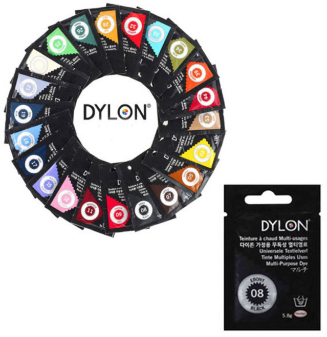 DYLON 다이론 멀티염료 옷염색, 8 - Ebony Black