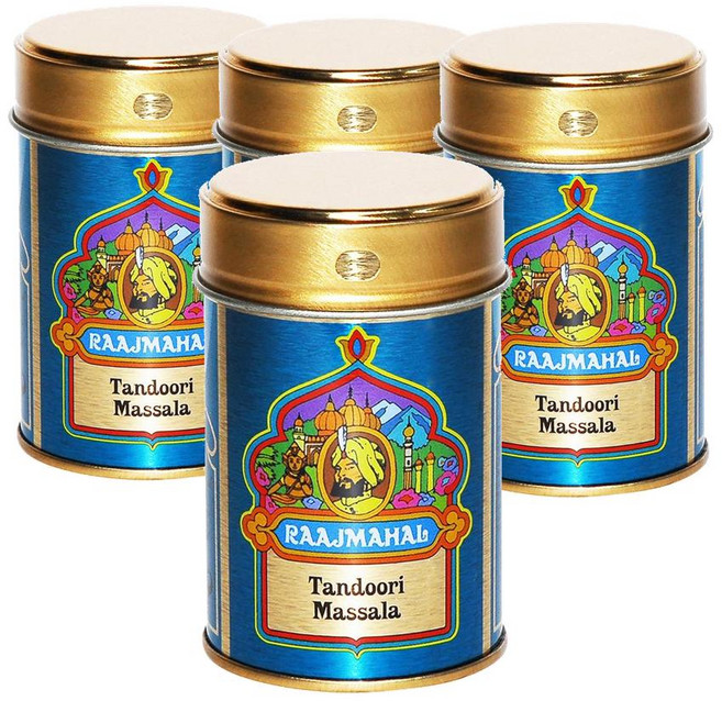 프랑스 라즈마할 Raajmahal tandoori massala 탄두리 마살라 시즈닝 50g, 4개