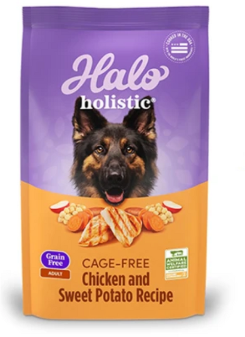 HALO 嘿囉 無穀狗乾糧10磅-21磅 新包裝配方升級, 1個, 成犬-雞肉, 9.53kg, no this value