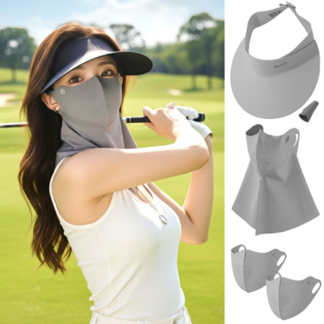 이숍 자외선차단 와이드 썬캡 4종세트 햇빛가리개 모자