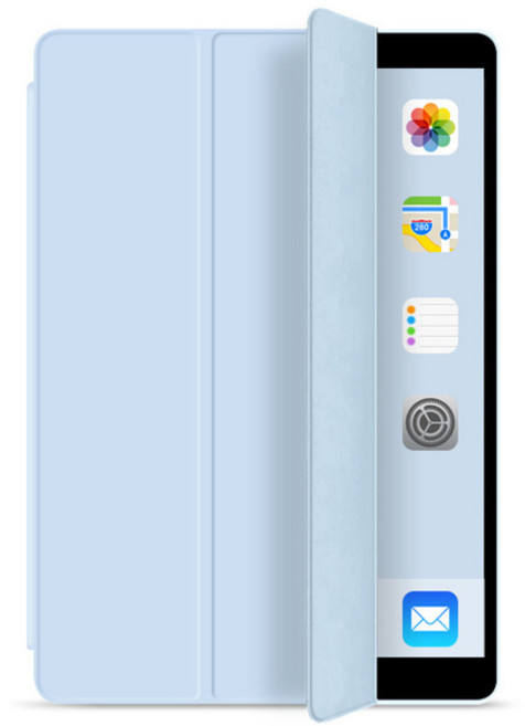 2021 아이패드 10.2 케이스 7 세대 8 세대 9 커버 2018 9.7 5 6 에어 2/3 10.5 미니 4 5 6 프로 11 에어 4/5 10.9 10 세대용, Sky Blue, CHINA_iPad Air 4 5 10.9, 1개