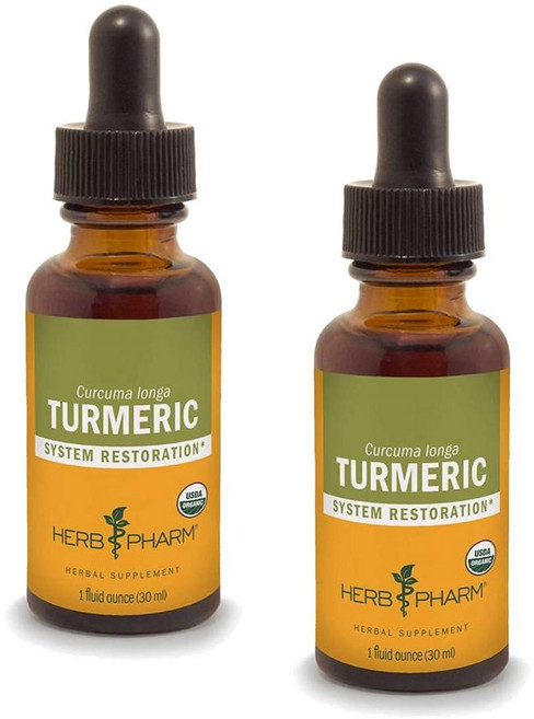 허브팜 터메릭 강황 추출물 Herb Pharm Turmeric Root Extract, 2개