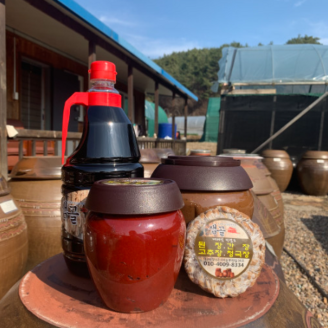 맛있는 재래식된장집 샘골된장 2kg, 1개