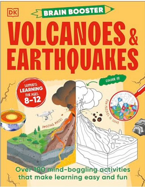영문 영어 유아 도서 Brain Booster Volcanoes and Earthquakes Paperback 영국판 1652710, 영문 영어 유아 도서 Brain Booster Volc