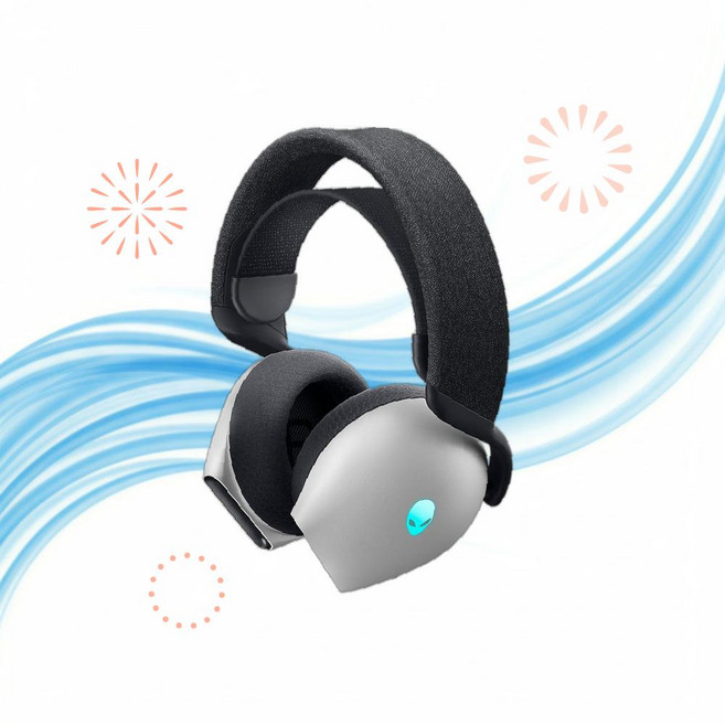 Alienware 게임용 헤드셋 AW520H 유선 게이밍 돌비 애트모스 단방향 JC