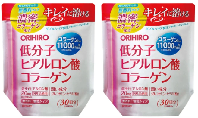 오리히로 저분자 이알루론산 콜라겐 30일분, 180g, 2개 - 쿠팡