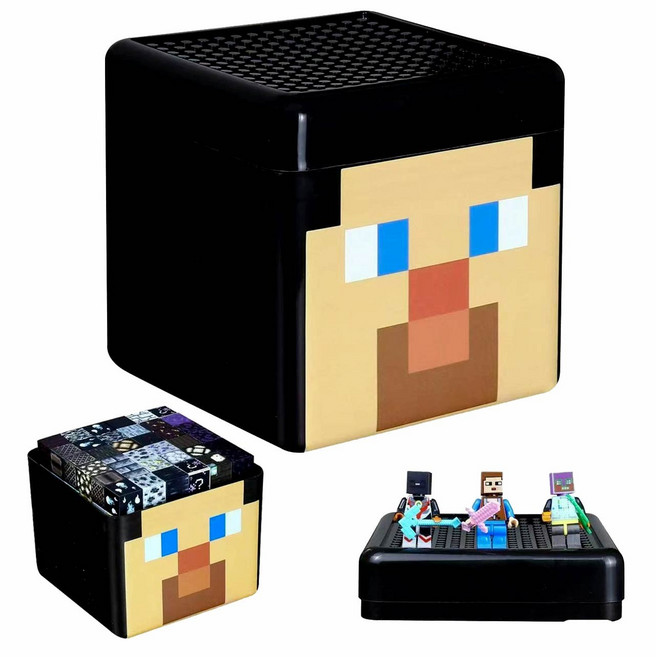 귀여운 몬스터 블록 보관함 박스 다용도함 b2330901, 1개, 3번박스