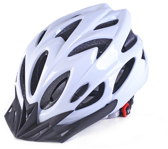 自行車安全帽 直排輪頭盔 透氣舒適, 白色,現貨在台灣, 1個