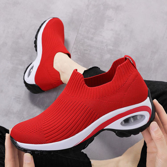 옌츠 여성 빅 사이즈 에어 운동화 초경량 런닝화 가벼운 워킹화