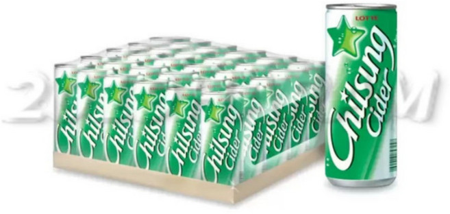 롯데 칠성사이다, 190ml, 30개