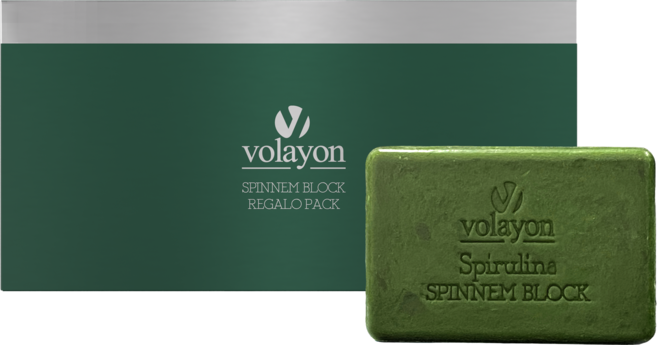 볼라욘 스피넴 블록 리가로 팩 세안비누 진정 클렌징바 세트, 120g, 3개입