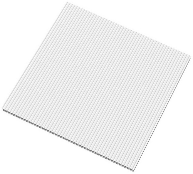 골판지보양재 마루 단프라시트 바닥보양재 폴리베니아 14_화이트 3mm 1000x1000mm 10개