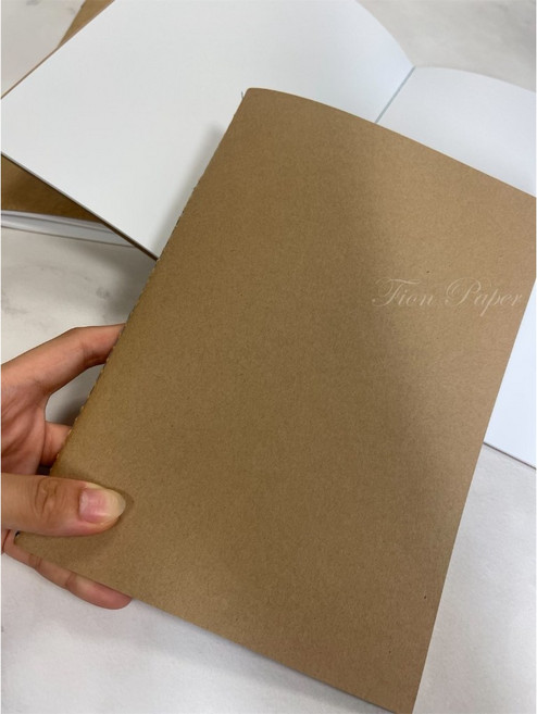 Fion A5 車縫本 小本子 手冊 白本 手寫本 日記本 集章冊