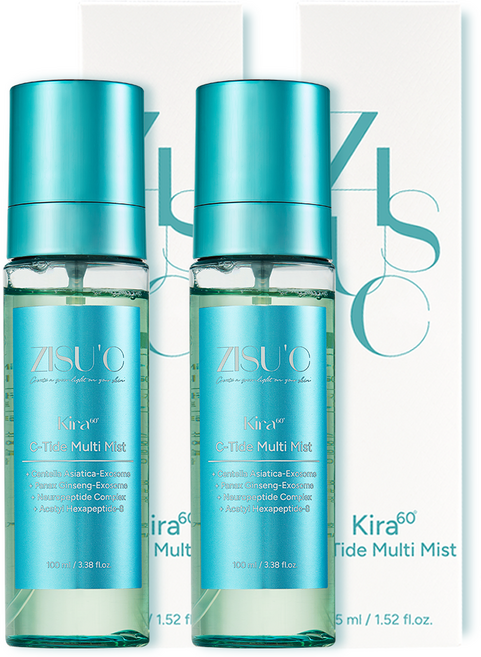 1+1 지수씨 비건 엑소좀 미스트 | 연예인 추천 | 수분 물광 광채, 2개, 100ml