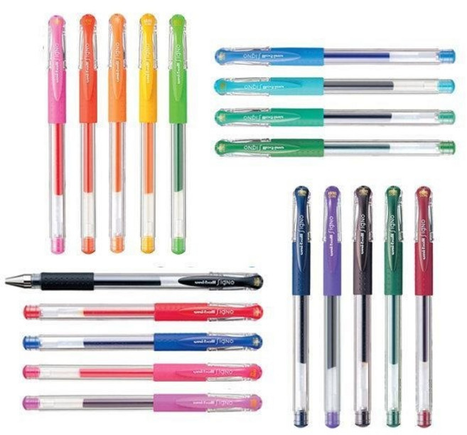 유니볼 시그노볼펜 겔 잉크 (UM-151) 0.28mm, 스카이블루