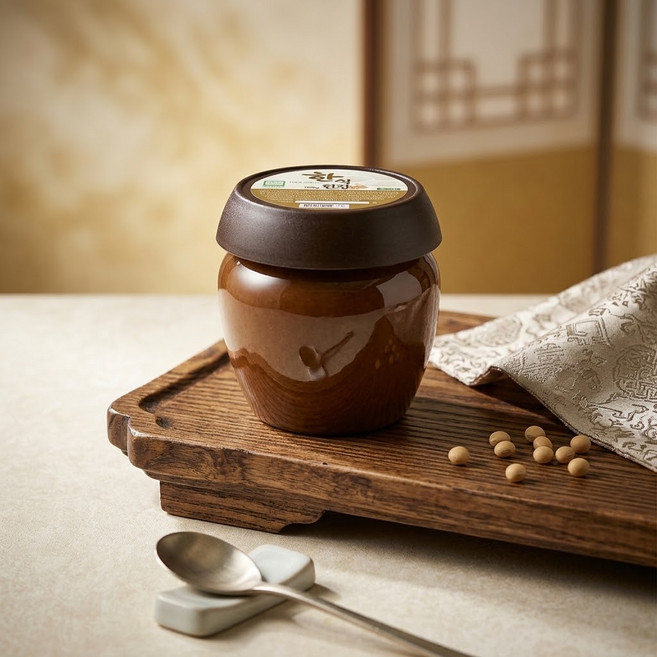 전통식품허가 문경 국산 된장 재래식 발효, 1개, 500g