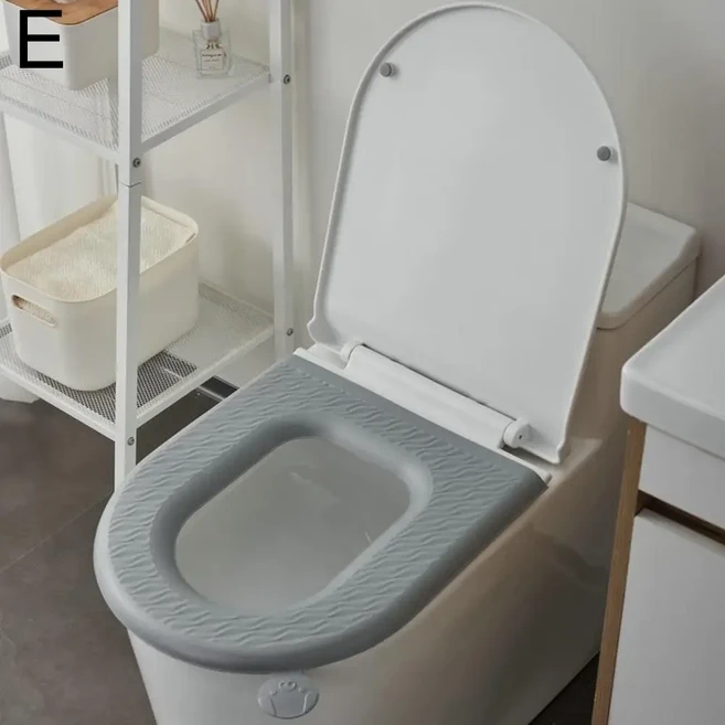 EVA 완벽방수 변기 상단 시트 쿠션 욕실 세척 비데 패드 O형 매트 커버 클로즈스툴 V0E4, 03 E, 01 China