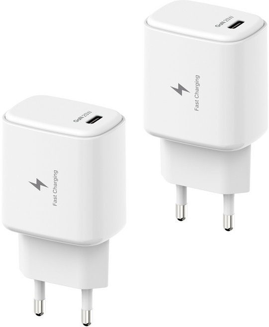 템플러 20W 1포트 C타입 PD 고속충전기, 2세트, 화이트