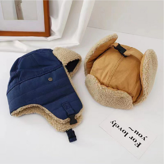 군밤 모자 방한 귀달이 털 모자 겨울 트루퍼햇