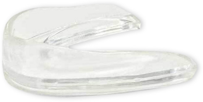 복싱 권투 격투기 치아보호 마우스피스 아동용, 화이트(투명)