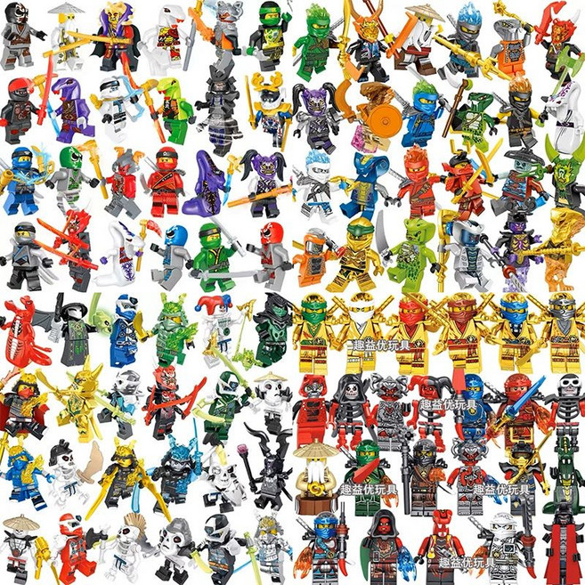 닌자고 황금 로이드 골드 블록 세트 피규어, 고블린 로이드의 복수 마스크 96 개버킷, 1개