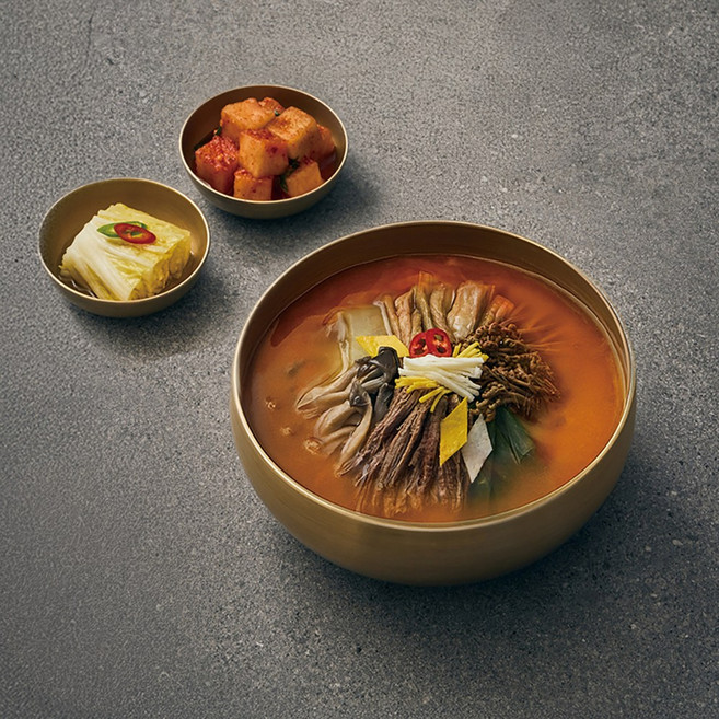 [워커힐호텔] 한식당 육개장 4팩 / 6팩 / 8팩 소고기육수 든든한한끼 즉석요리 부모님선물, 650g, 4개