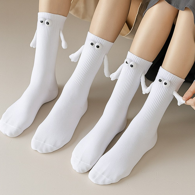 허니잼 다가가면 손잡는 자석 양말 커플 우정양말 아이돌 패션 양말 쓸데없는 웃긴 선물