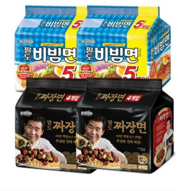 팔도 비빔면 + 팔도짜장면, 18개